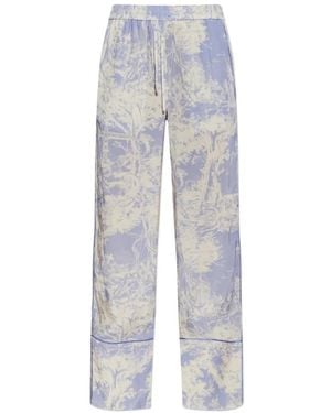 Off-White c/o Virgil Abloh City Printed Piped Pants - White