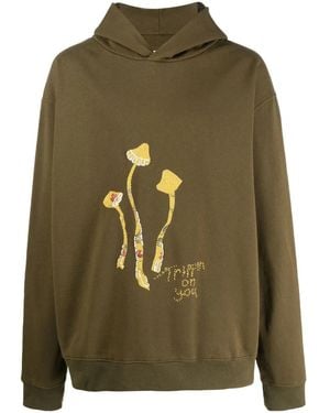 Maison Margiela Mushroom Hooded Sweatshirt - Green