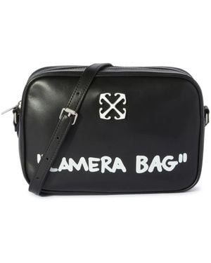 Off-White c/o Virgil Abloh Sac Porté Épaule Jitney Quote Médium - Noir