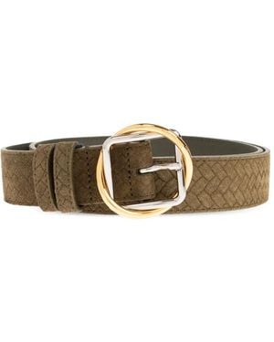 Jacquemus Woven Buckled Belt - Green