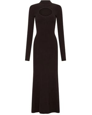Nicholas Diantha Cut-Out Maxi Dress - Black