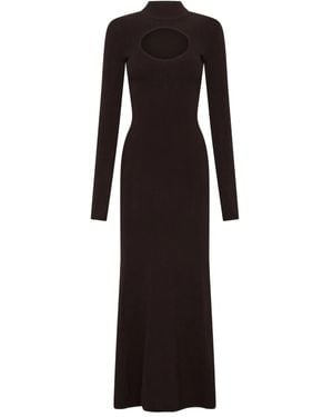Nicholas Diantha Cut-out Maxi Dress - Black