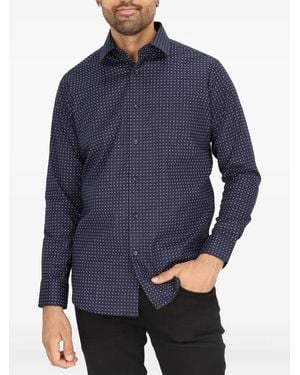 Scotch & Soda マイクロパターン ドレスシャツ - ブルー