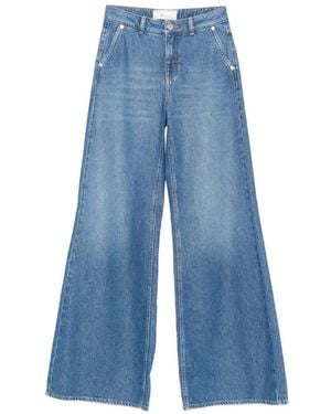 Blumarine Button-Detail Jeans - Blue