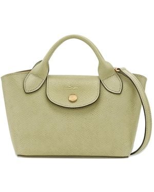 Longchamp Mini Sac Cabas Épure - Green
