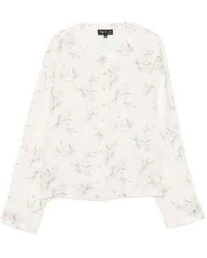 agnès b. Ginette Blouse - White
