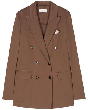 Circolo 1901 Pocket-Square Blazer - Brown