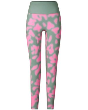Bogner Fire + Ice Cherien Abstract-Print Leggings - Red