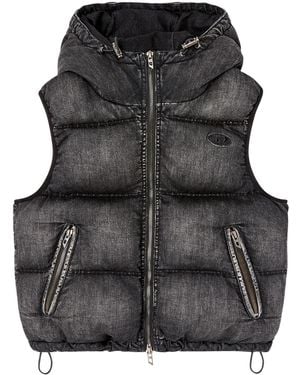 DIESEL W-Hopper Gilet - Zwart