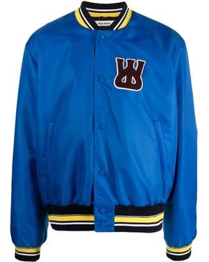 Wales Bonner Bomber Jackets - Blue