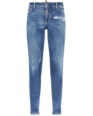 DSquared² ロゴパッチ ジーンズ - ブルー