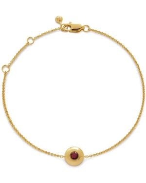 Monica Vinader 18Kt Vermeil July Birthstone Bracelet - Metallic