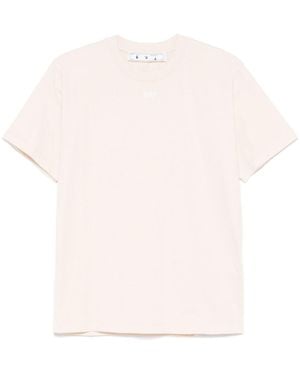 Off-White c/o Virgil Abloh ロゴ Tシャツ - ピンク
