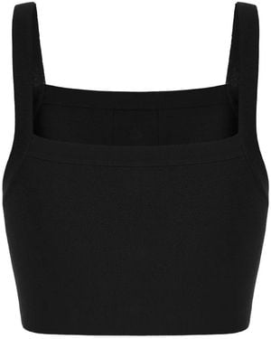 Balmain Brassiere Top - Black