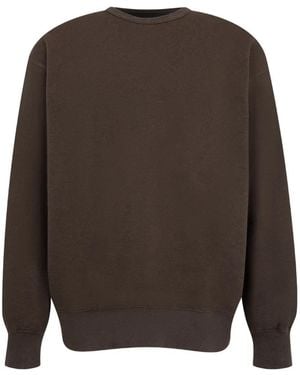 Maison Margiela 4-Stitch Panelled Sweatshirt - Brown