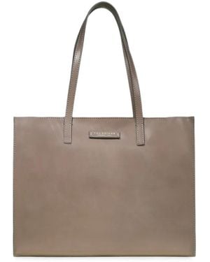 The Bridge Shopper Mit Logo-Schild - Braun