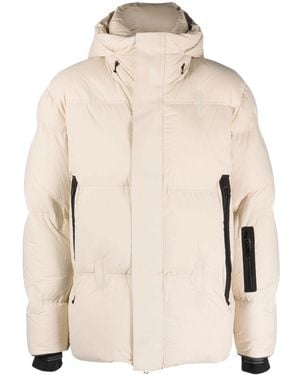 ZEGNA フーデッドダウンジャケット - ナチュラル