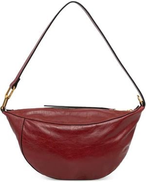AllSaints Luna Leather Shoulder Bag - Red