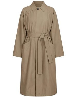 OSSOU Arma Belted Coat - Natural