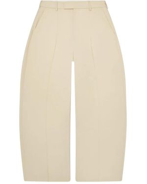 About Blank Pleated Trousers - Natural