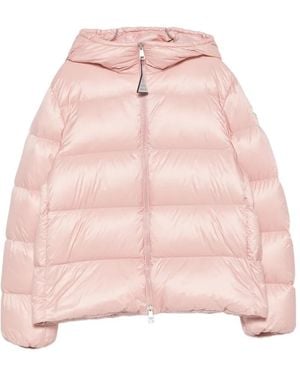 Moncler Hooded Padded Jacket - Pink