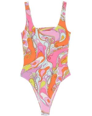 PUCCI Badeanzug Mit Iride-Print - Rot