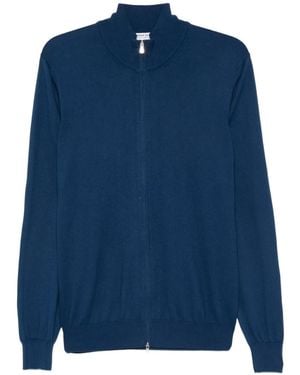 Gran Sasso Zip-up Cardigan - ブルー