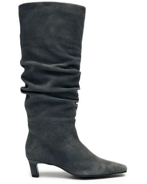 Alohas Kalila Ruched Boots - Black