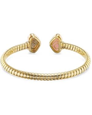 Marina B Trisolina Rose Quartz And Diamond Bracelet - Metallic