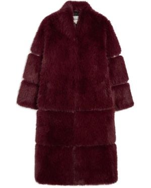Apparis Sylke Single-Breasted Coat - Red