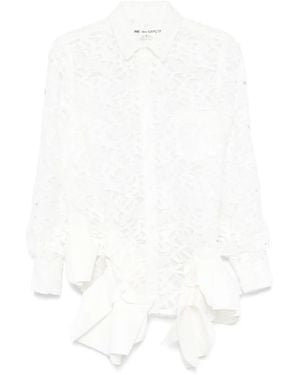 Comme des Garçons Guipure-Lace Shirt - White