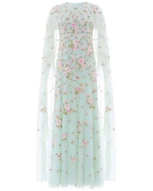Needle & Thread Robe-Cape Rose Bloom - Blue