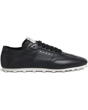 Marni Lace-Up Athletic Trainers - Black