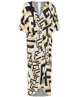 CAMILLA V-Neck Kaftan - White