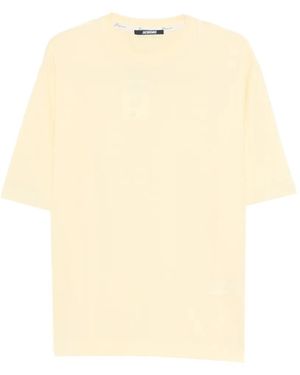 Jacquemus The Rond Carré Short-Sleeve T-Shirt - Natural