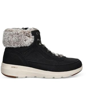 Skechers Glacial Ultra Lace-Up Snow Boots - Black