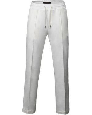 Moorer Crispin Drawstring Track Trousers - Grey