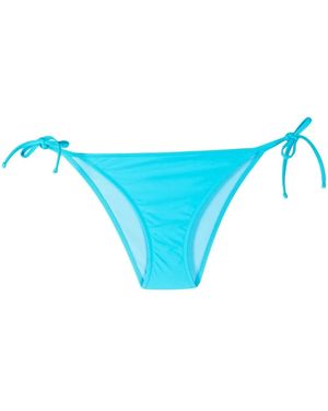 Chiara Ferragni Logo-Print Side-Tie Swim Briefs - Blue