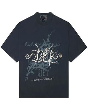 JUNGLES JUNGLES Graphic-Print T-Shirt - Blue