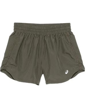 Asics Nagino Run Adjustable 4In Short - Green