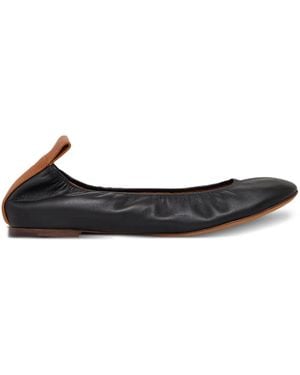 Lanvin Leather Ballet Flats - Black