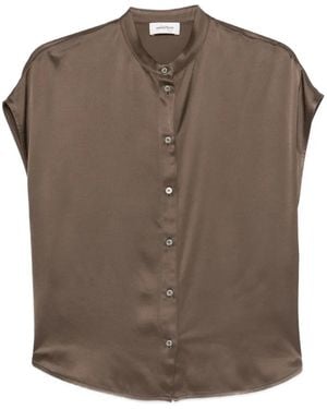 Ottod'Ame Button Shirt - Brown