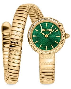 Just Cavalli Montre Cerchio Snake Mm - Metallic