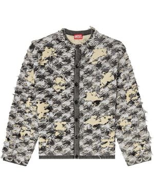 DIESEL K-Valbor Cardigan - Grey