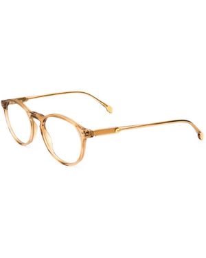 Carrera Round-Frame Glasses - Naturel
