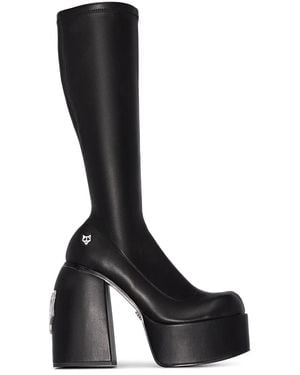 Naked Wolfe Spice Black Stretch ブーツ - ブラック