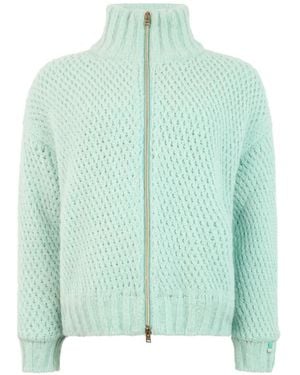 Herno Cardigan Mit Reißverschluss - Grün