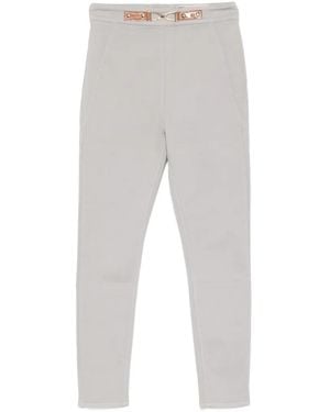 Elisabetta Franchi Belted Jeans - Grey