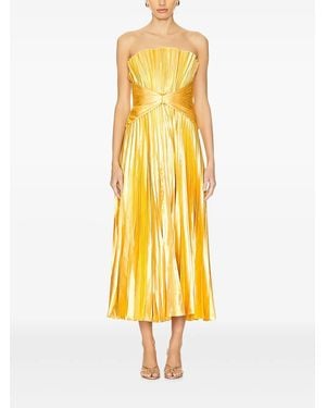 Acler Hatchford Dress - Yellow