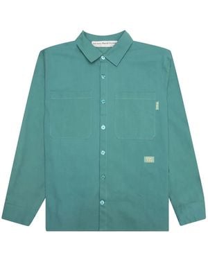 Advisory Board Crystals Double-Pocket Button-Down Shirt - Green